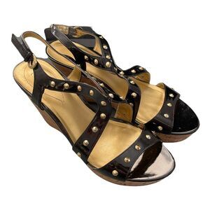 GUESS platform wedge sandals 9 1/2